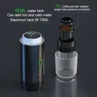 Wireless Electric Portable Espresso Coffee Machine Home Camping 3-In-1 Capsule