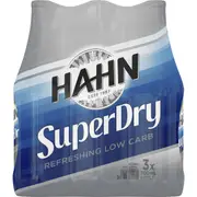Hahn Super Dry Bottle 700mL x 3 Pack