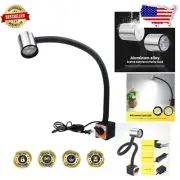 Industrial Strength Magnetic LED Lamp with 20" Gooseneck for Machine Tools