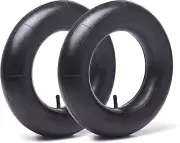 2 Pack 3.00/3.50-8 Replacement Inner Tubes for Pneumatic Wheelbarrow Wheel,Cart