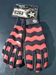 2 New Sessions Brand Men Ziggy Red Large L Winter Ski Snow Snowboard Pipe Gloves