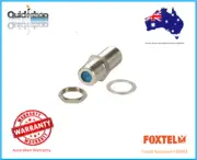 F Type Socket Female to F Socket 20mm Barrel Line Joiner 3GHZ Foxtel Approved