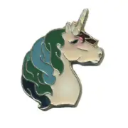 Wholesale Lot of 12 Blue Green Unicorn Horse Hat Pins FAST USA SHIPPING