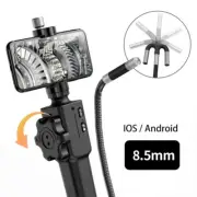 2MP Industrial Endoscope Borescope 8.5MM Rotatable Lens For Android IOS Phones