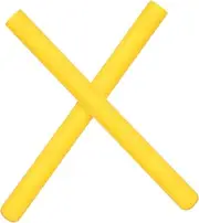 Abaodam 2pcs Silicone Drumstick Covers Mute Practice Tips for Beginners Lightweight Protective Drumstick Head Sleeves for Silent Drumming for Practice and Learning