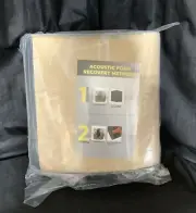 48 Pack 12"X12"X1" Acoustic Foam Panel Wedge Studio Soundproofing Wall Tiles