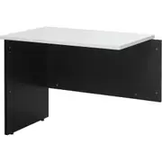 LOGAN REVERSIBLE RETURN 1200mm W x 600mm D x 730mm H White & Ironstone