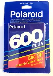Vintage Polaroid 600 Plus Instant Color Film New in Package