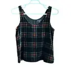 New J.Crew Stewart Tartan Velvet Tank Size 4