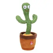 Dancing Cactus Plush Toy Electronic Shake with Songs Recording Funny Toys Gifts