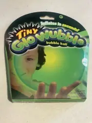 New Tiny GLO Wubble Bubble Ball Go Green Inflates in Seconds Glows in Dark