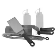 Le Griddle GFSK 6 Piece Starter Accessory Steel Cooking Tool Kit Set