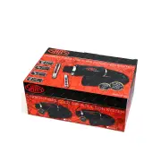 SAAS Carbon Matt Cold Air Box Filter Kit 76mm Brackets and Fixings Supplied