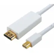 [AT-MINIDPHDMI-1] Mini DisplayPort DP to HDMI Cable 1m Male to 19 pins Male Gold Plated