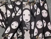 Studio Ghibli Spirited Away No Face Anime Movie Key Jet Tag Keychain Lanyard NEW