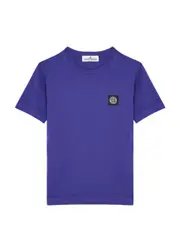 Stone Island Kids Logo Cotton T-shirt (2-4 Years) - Blue Royal - 04YR (4 Years) 04YR (4 years)
