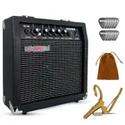 5 Core Guitar Amp 20W Electric Portable Mini Amplifier w Built in 6.5" Speaker A