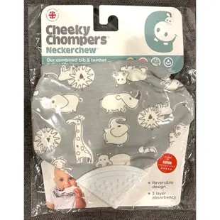 ［全新現貨］英國🇬🇧Cheeky Chompers-Neckerchew ｜Chewy & Co. 動物派對｜咬咬兜