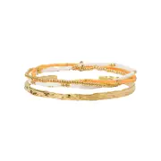 Sunshine Bracelet Stack - Passionfruit