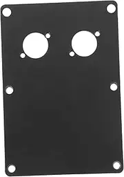 TOGEVAL Loudspeaker Back Panel Accessory Subwoofer Box Terminal Panel Speaker Wire Connector Holder 162x112x3.8mm Plastic