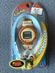 Pokémon #04 Charmander Digital C Watch Vintage 1999 Nintendo Anime