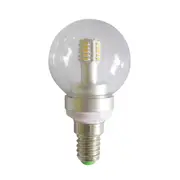 Fancy Round LED Globe SES 4W 240V Clear Glass 5000K - FR7