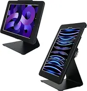 Desktop Anti-Theft Stand Holder for 11" iPad Pro(2018-2022) &10.9"iPad Air 4th (2020),5th (2022),Excluding iPad Pro 11"(M4,2024)& 2022 iPad 10.9",with Lock & Key,Flip &360°Rotating (Black)