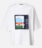 [Jacquemus] Jacquemus Le T-shirt Scesa cotton jersey T-shirt UK 12 white