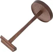 KALLORY Stylish Headphone Stand Polished Surface Headset Holder for Desk Organization for Home Office Gaming and Studio Use Durable Earphone Display Rack Walnut