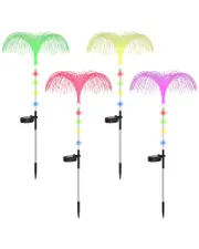 Fresh Fab Finds 4pc Solar Powered Jellyfish Lights