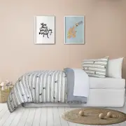 Jelly Bean Kids Single Denim Logan Quilt Cover Set