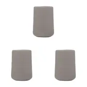 3PK Porto Hudson Ceramic Toothbrush Holder Container Bathroom Organiser 38cm GRY
