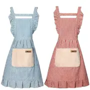 2 Pack Adjustable Kitchen Apron Cooking Apron For Women With Pockets