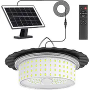 244 LED Hanging Light Solar Powered Light Garden Garage Shed Tent Lamp