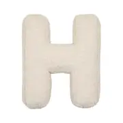 Alphabet Pillow A-Z 26 Letters Shape Elastic Fully Filling Plush Stuff Toy Sofa Bed Couch Decoration Office Nap Pillow Car Seat Pillow H