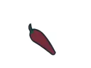 Embroidery patch sew badge iron on glue transfer chilli pepper chili
