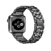 Fashion Bling Diamond Strap For Apple Watch Band Wristband Black Watch Bands