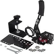 CNRAQR PC Racing Game USB Handbrake for 16Bit SIM for Racing Games, Compatible with Logitech G27 G29 G920 G923 T500 T300 Simulate Linear Handbrake（With Fixing Clip and Plate)
