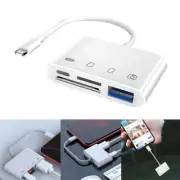 8 Pin to SD Memory Card Reader USB OTG Adapter For iPhone iPad Stable Transfer