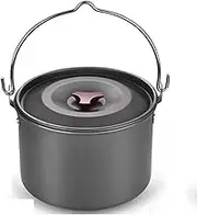 Soup Pot Outdoor Portable Camping Hanging Pot Large Barbecue Soup Pot Picnic Set Pot Picnic Pot