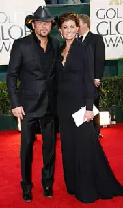 Tim McGraw Faith Hill at The 63rd Golden Globe Awards - Arrivals a- Old Photo