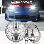 2x 7" Round LED Headlights Kit Hi-Lo Beam Fit For Mazda Miata 1990-1997 (for: Mazda)