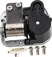 ABOOFAN Clockwork Musical Box Movement Replaceable Mechanism for DIY Music Box Crafting Easy Setup for Repairing Fitting and for Hand Crank Wind Up Music Boxes