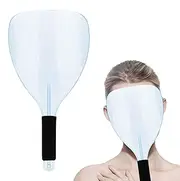 Hairdressing Hair Spray Laffles Salon Face Cover, Bangerlauter Salon Face Cover Glasses Lightweight Hair Tool, Protective Shield for Styling and Spraying at Home or Salon 12.8 x 6.14 Inches