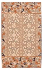 Vintage Hand Woven Kilim Rug 3'4" x 5'6" Traditional Wool Carpet