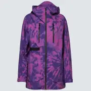 Oakley Juno Shell Jacket Purple Mountain TD Print Small