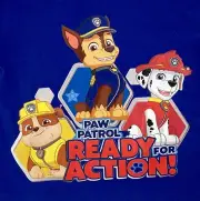 ~NWT~ Paw Patrol Ready For Action Chase Rubble & Marshall Blue & Gray T-Shirt 2T