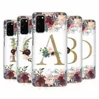 NATURE MAGICK FLOWERS MONOGRAM FLORAL GOLD HARD BACK CASE FOR SAMSUNG PHONES 1