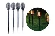 12 LED Solar Lights Outdoor Garden Light Solar Flame Light Flickering Pathway Light Patio Torch Waterproof