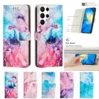Case For Samsung S25 S24 S23 S22 S21 S20FE Ultra Flip Wallet Leather Stand Cover